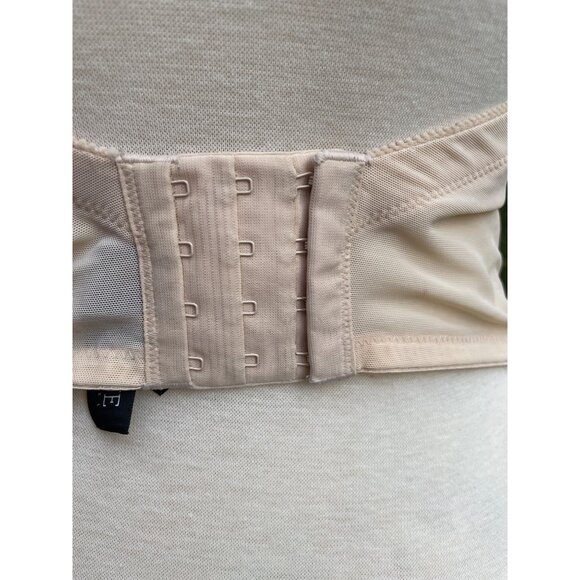 Dominique Womens Lace Strapless Bustier Bra 44C Beige - Picture 8 of 11